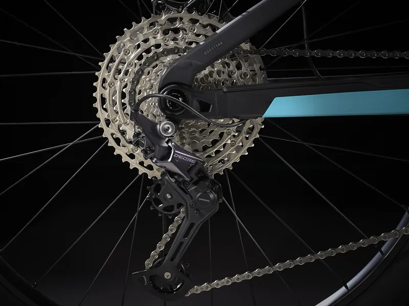 TREK Rail 5 Gen 2 500Wh Electric Mountain Bike in Matte Black and Green-8